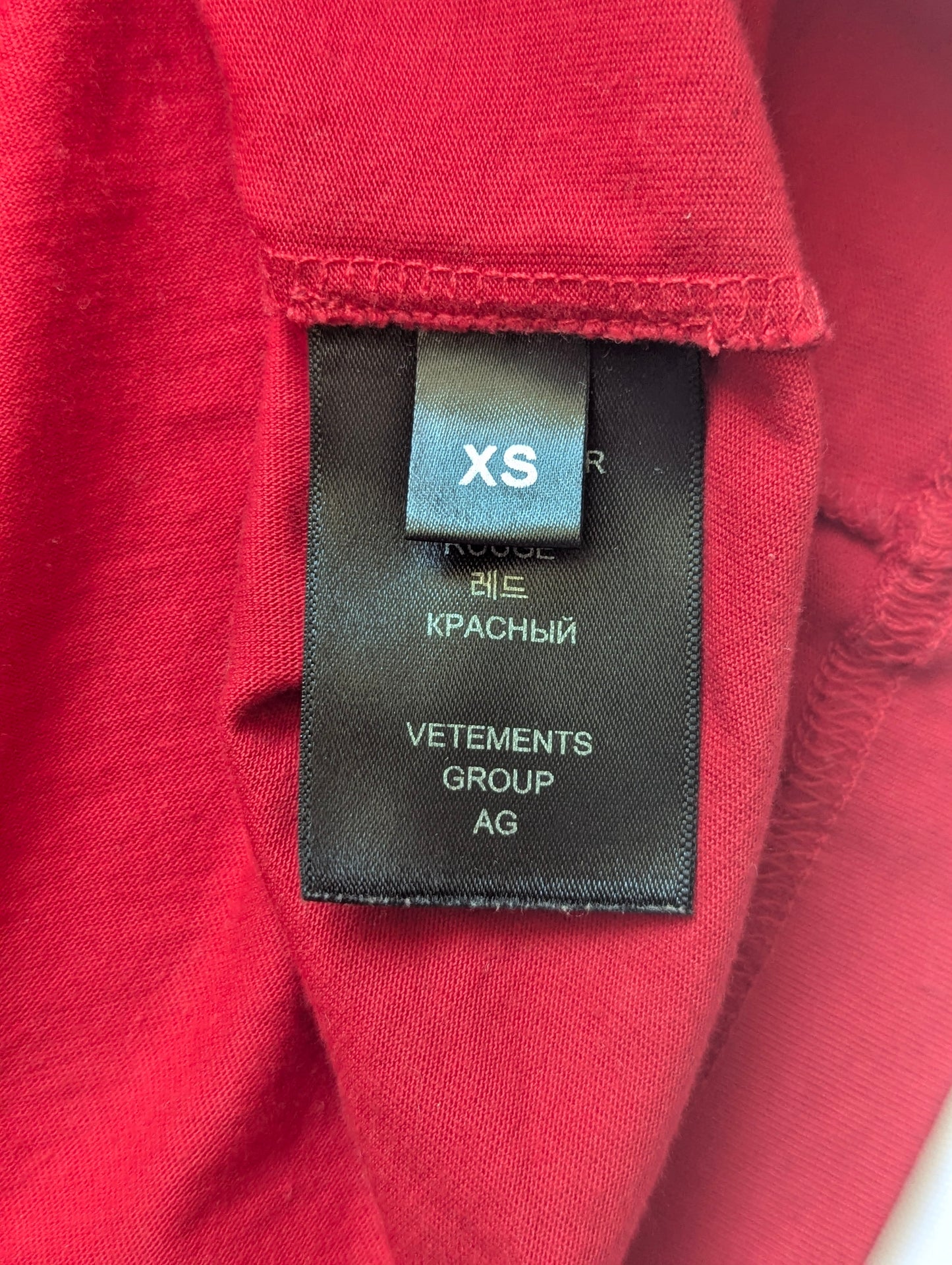 Vetements "Hotter than your ex better than your next" tee