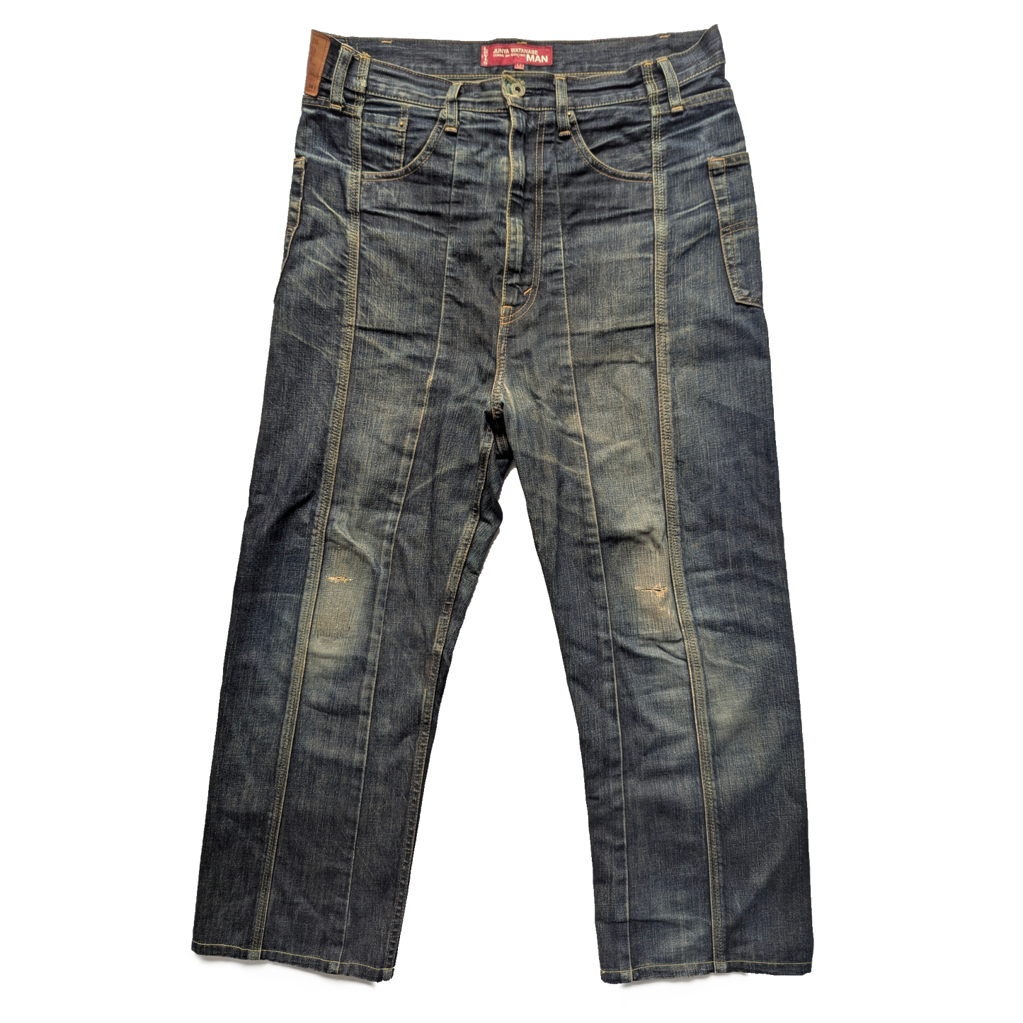Junya Watanabe Man x Levi's collaboration distressed denim