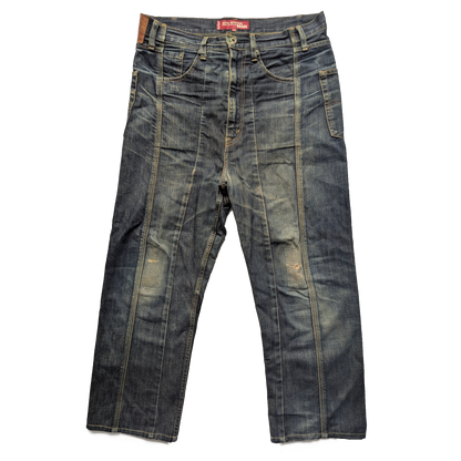 Junya Watanabe Man x Levi's collaboration distressed denim