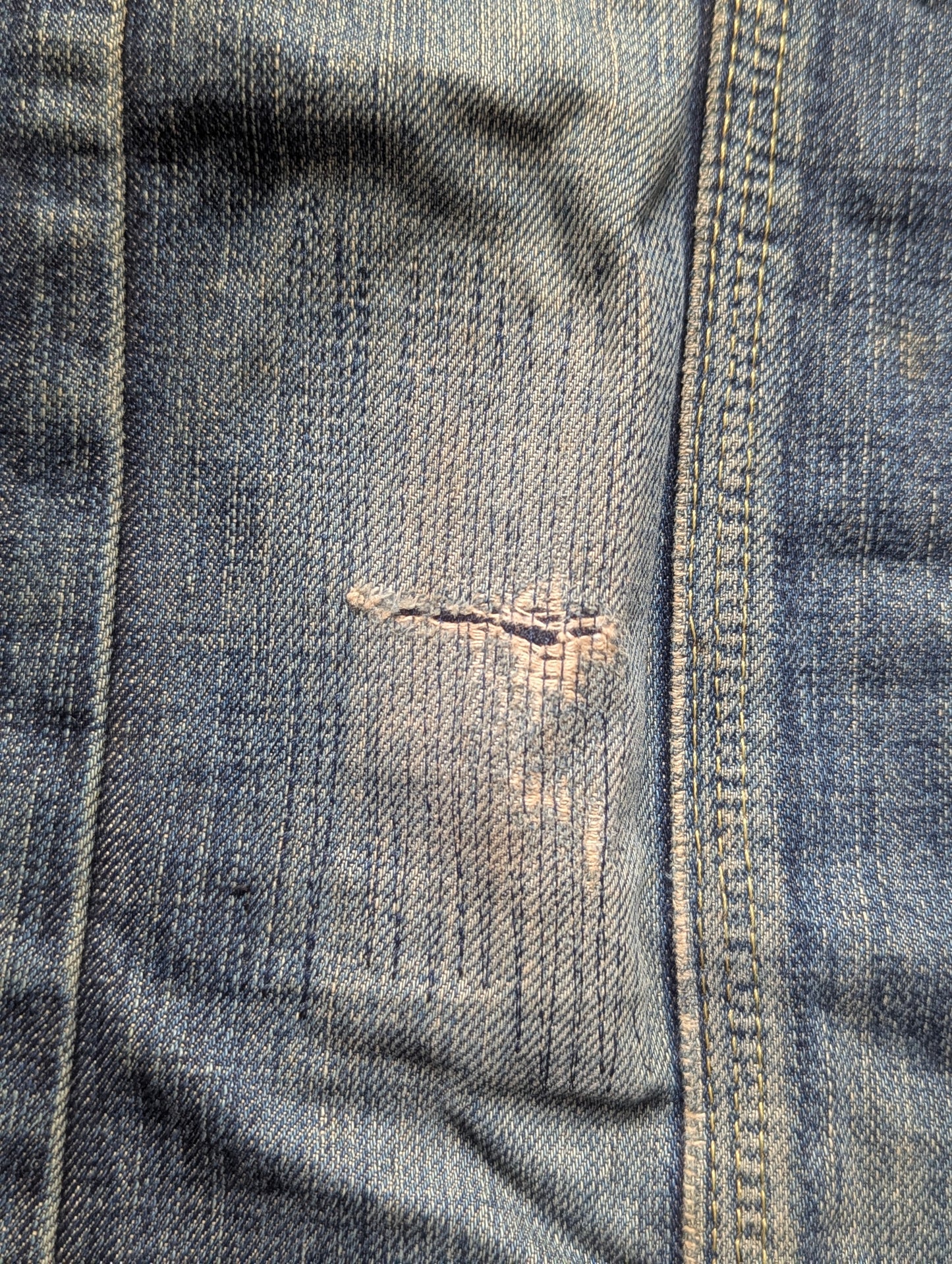 Junya Watanabe Man x Levi's collaboration distressed denim
