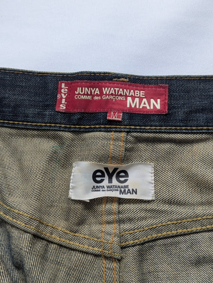 Junya Watanabe Man x Levi's collaboration distressed denim