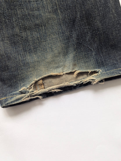 Junya Watanabe Man x Levi's collaboration distressed denim