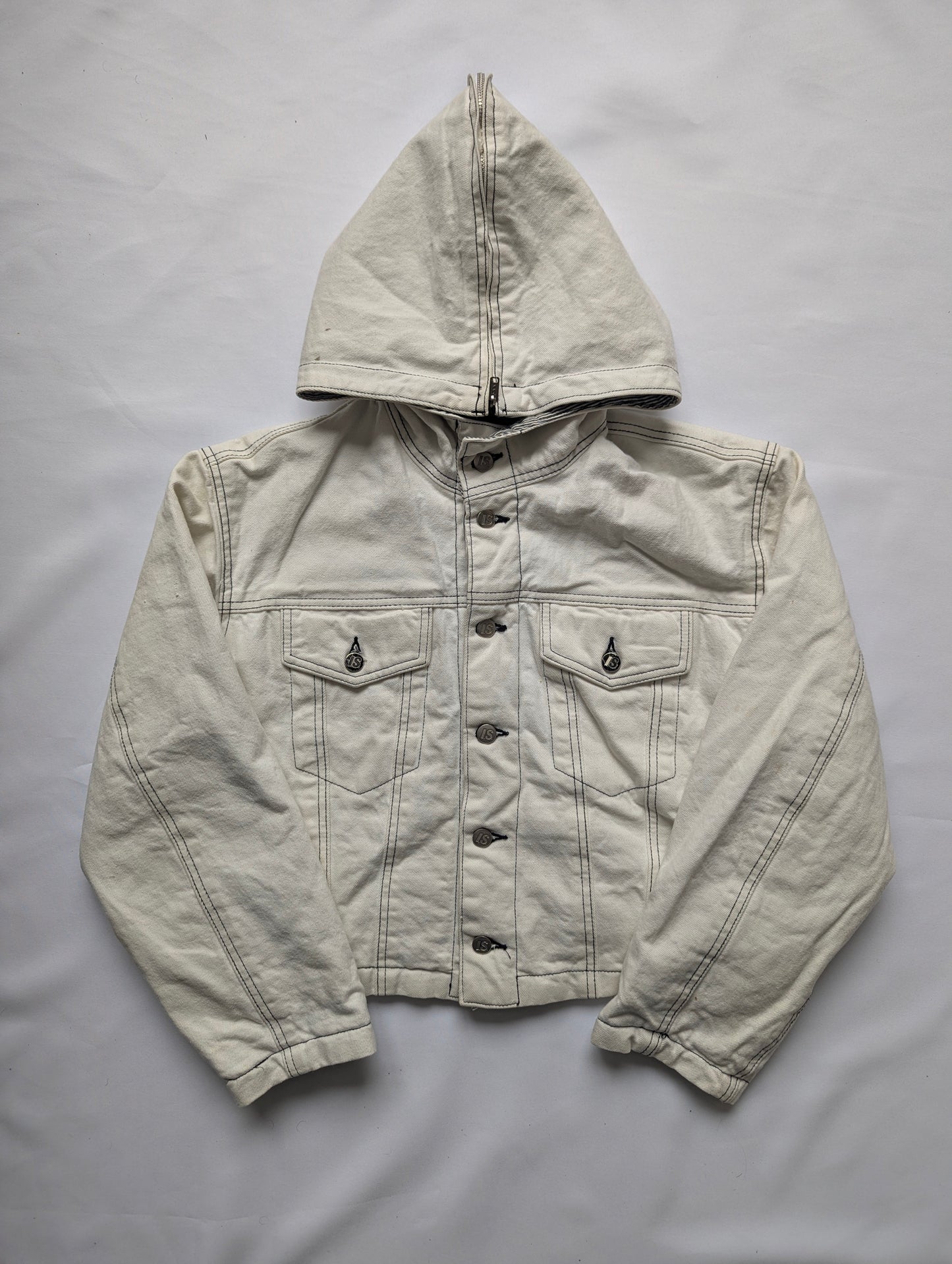 Issey Miyake sports 80's reversible short jacket