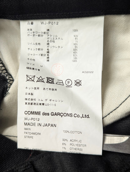 Junya Watanabe Man x Pendleton patchwork jeans