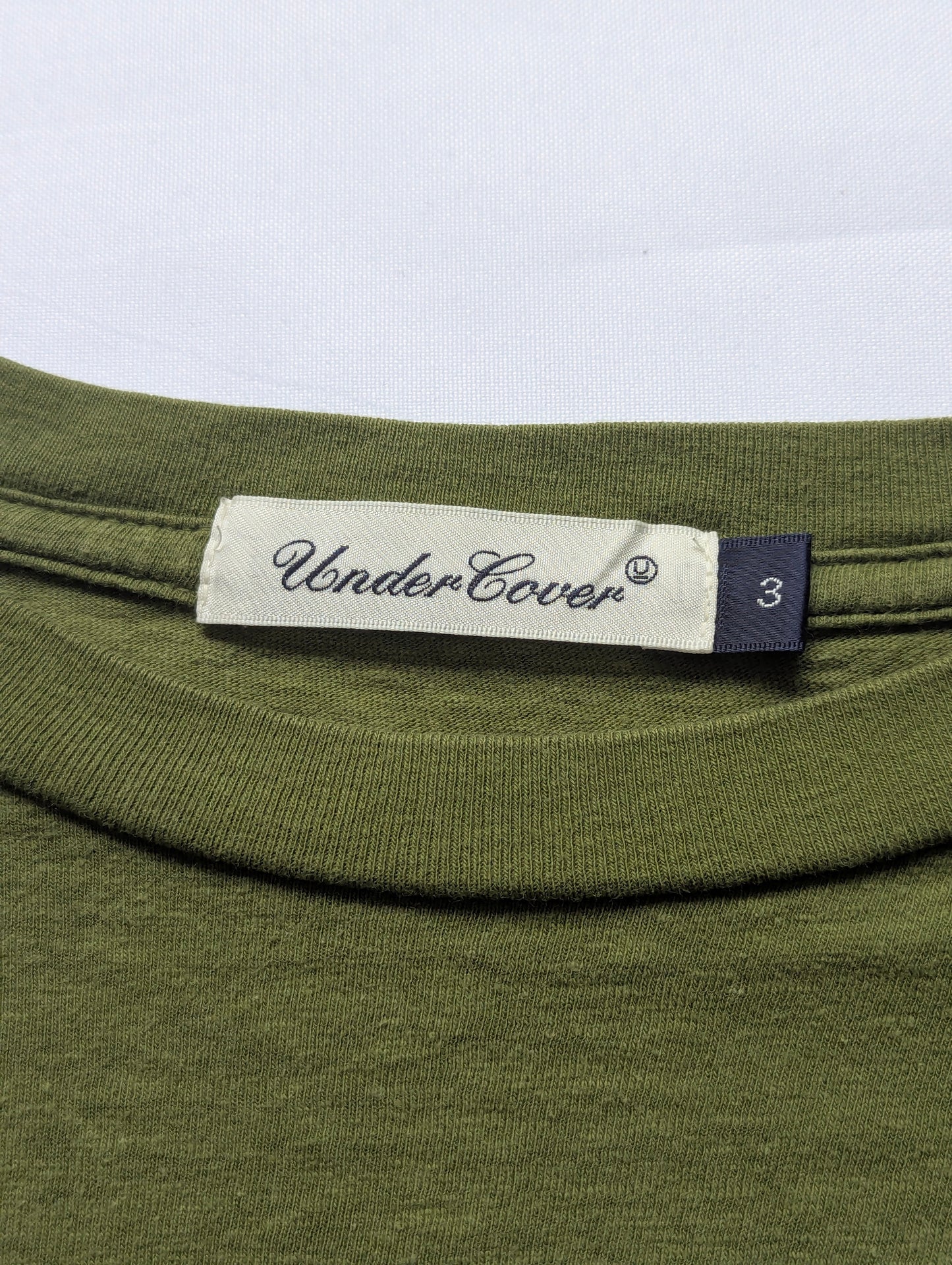 Undercover "Fallen man" snake pattern long sleeve shirt