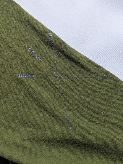Undercover "Fallen man" snake pattern long sleeve shirt
