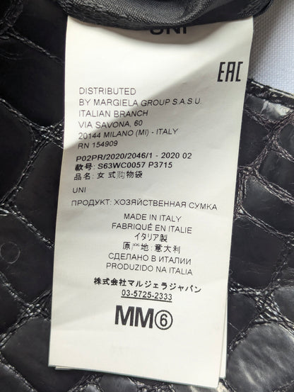 Maison Margiela MM6 crocodile handbag