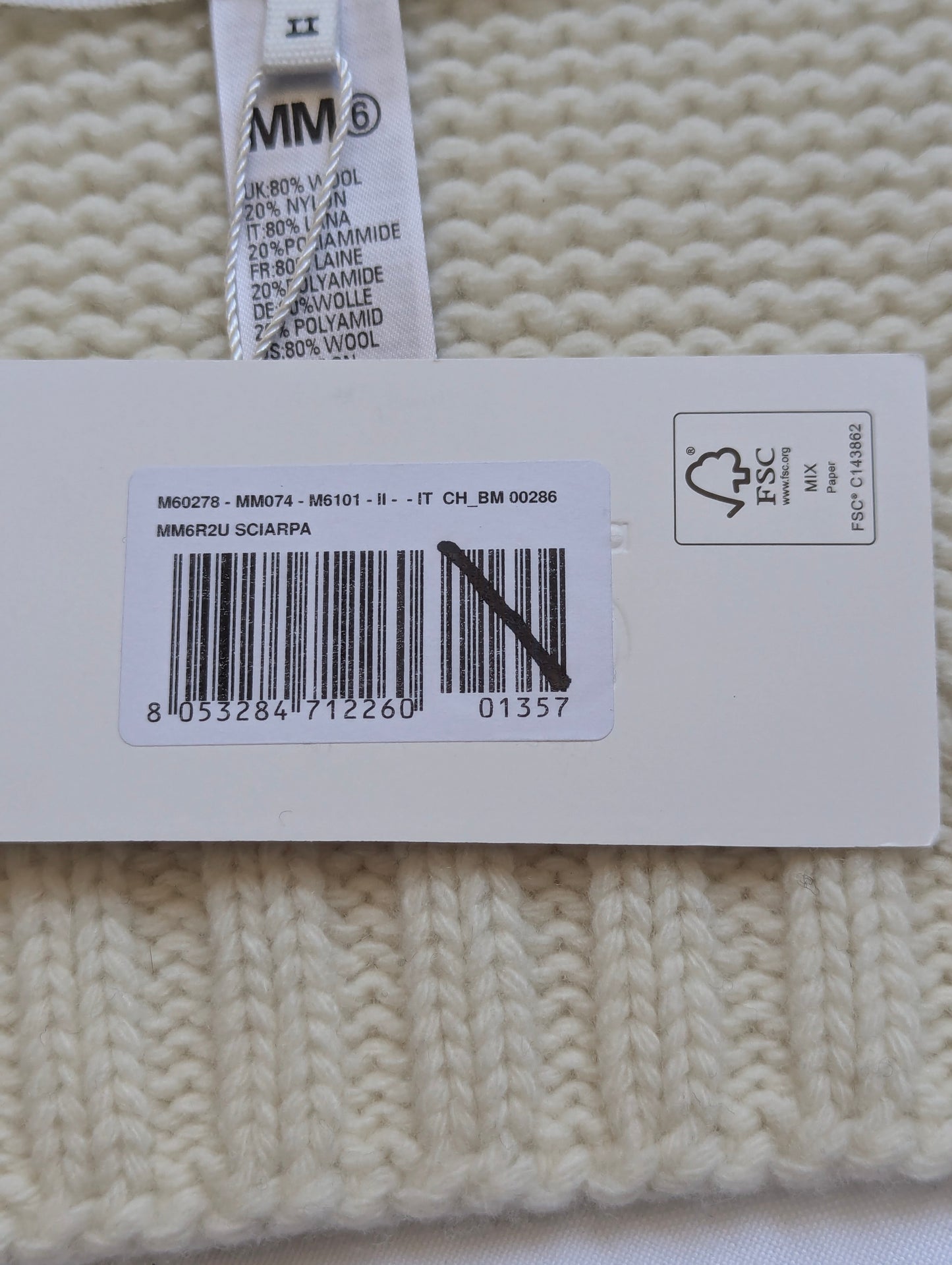 Maison Margiela MM6 scarf