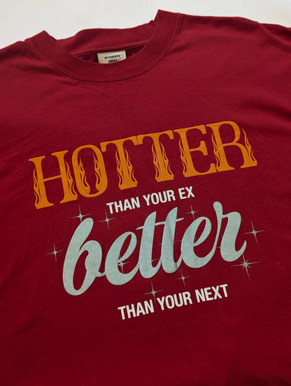Vetements "Hotter than your ex better than your next" tee