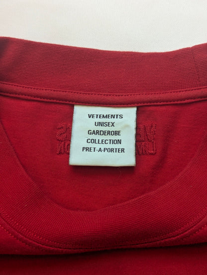Vetements "Hotter than your ex better than your next" tee