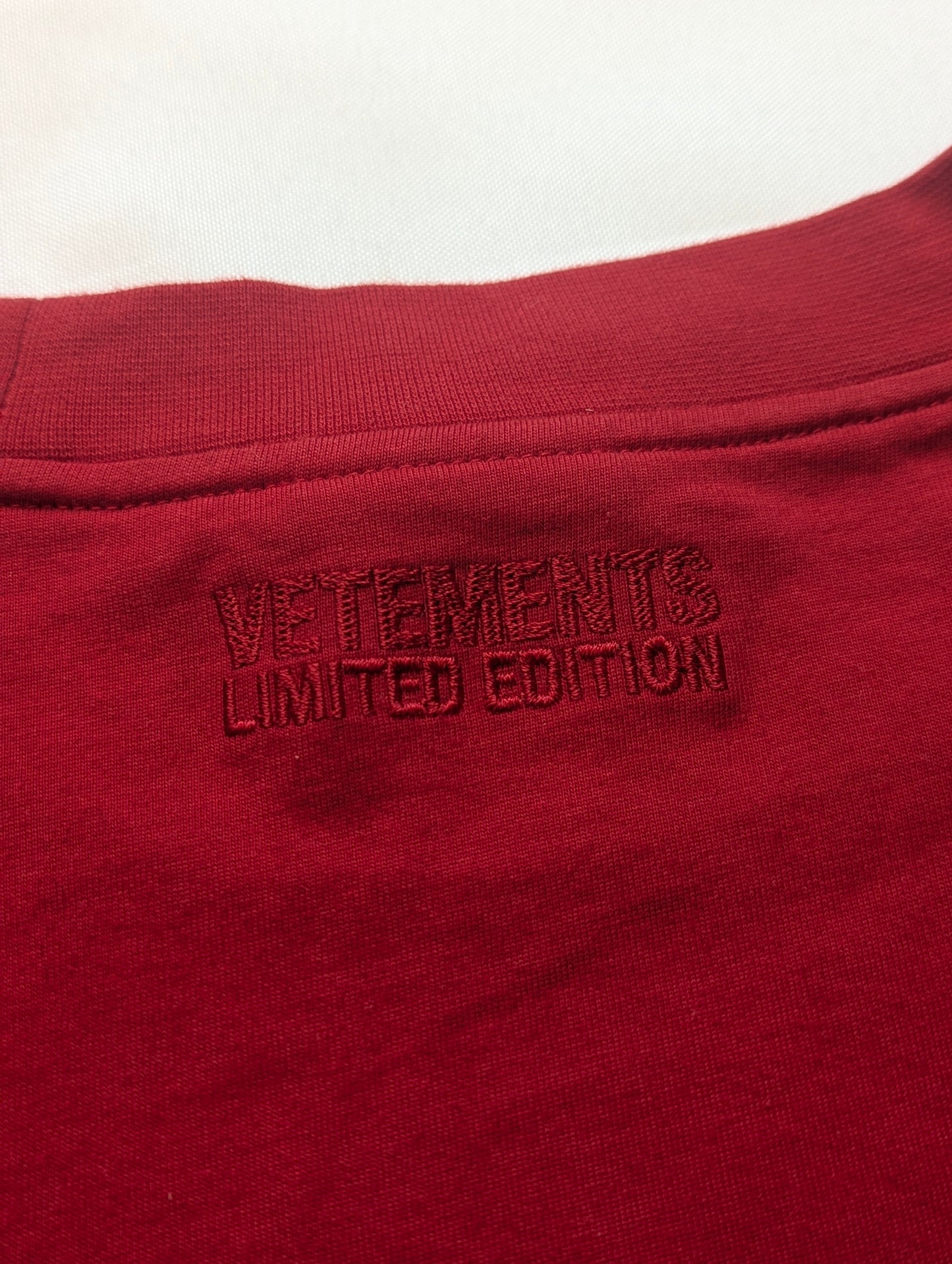 Vetements "Hotter than your ex better than your next" tee
