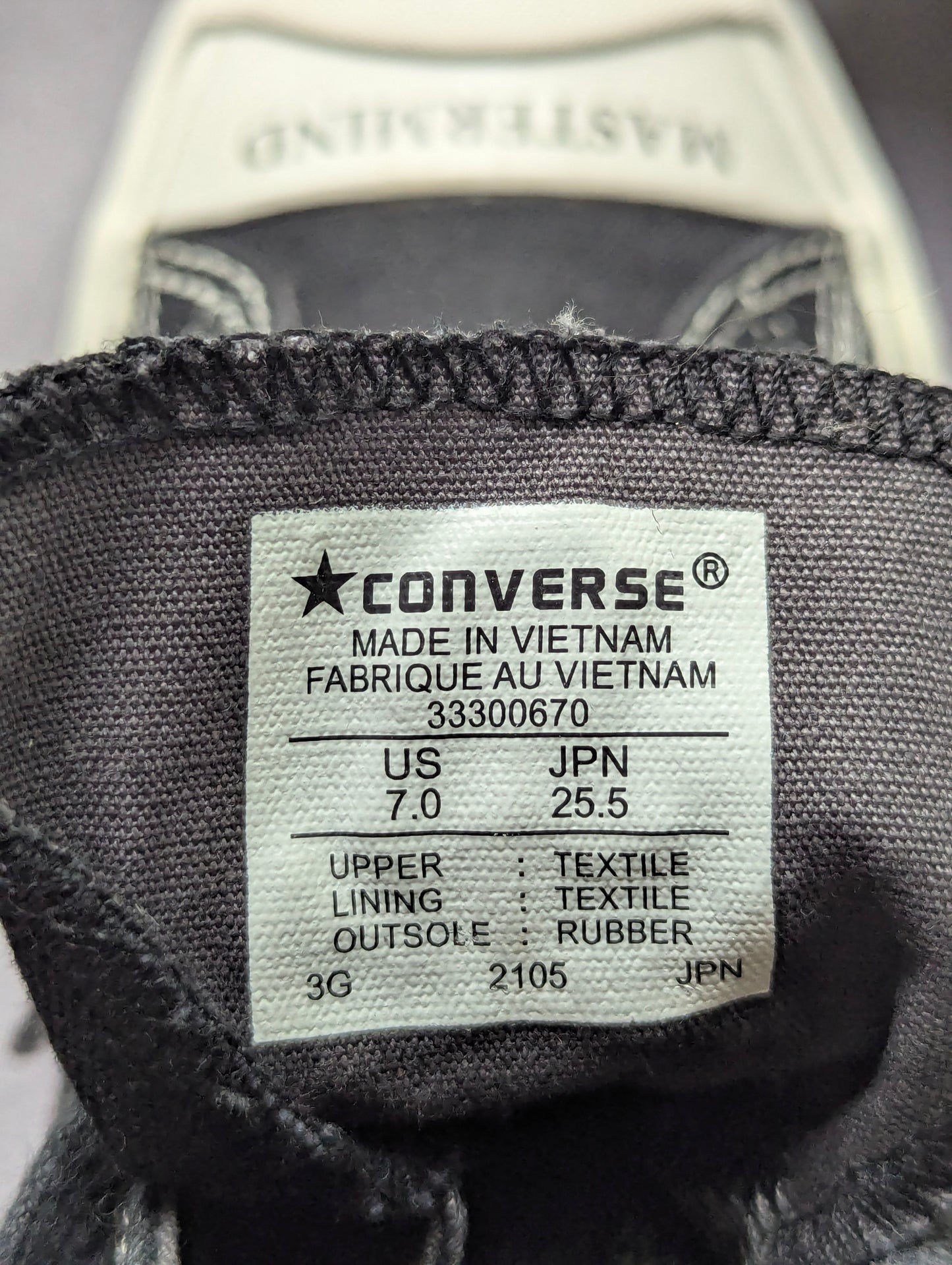 Converse x Mastermind goretex sneakers