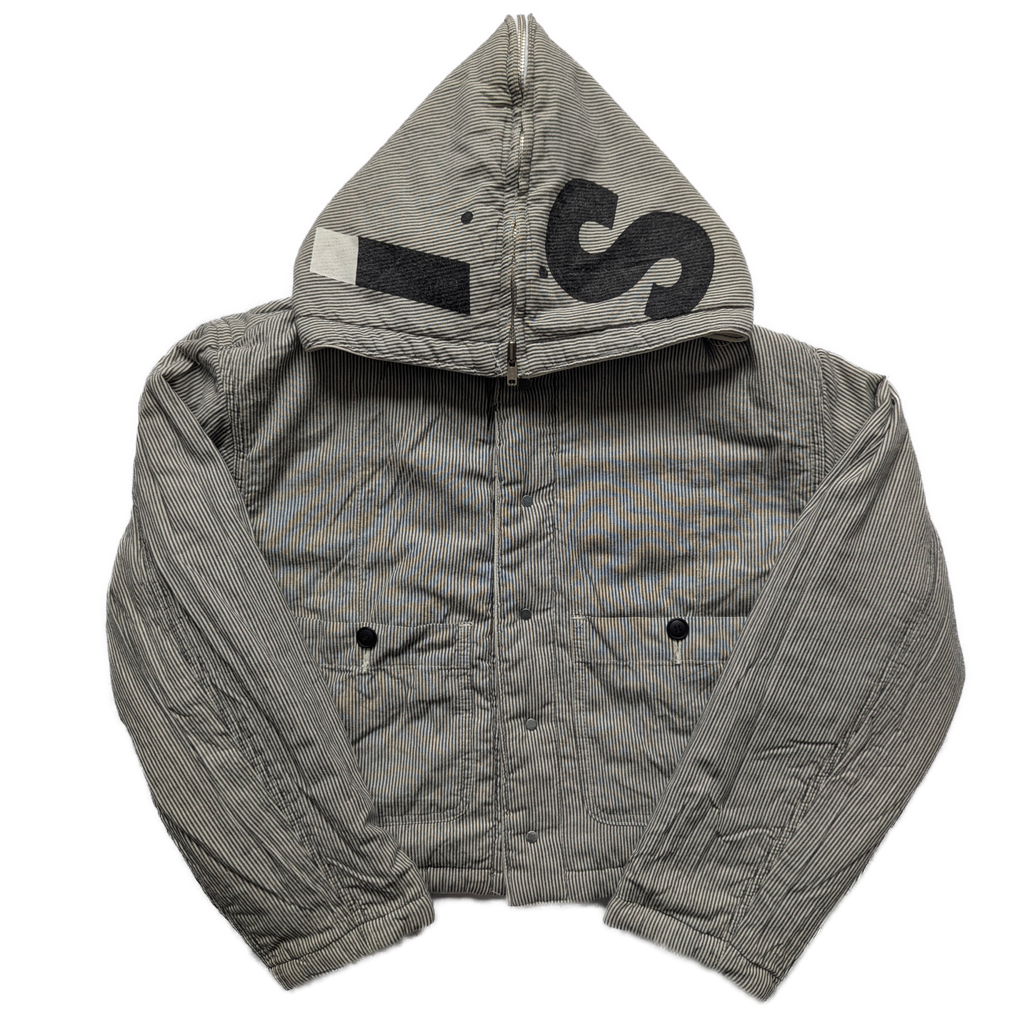 Issey Miyake sports 80's reversible short jacket