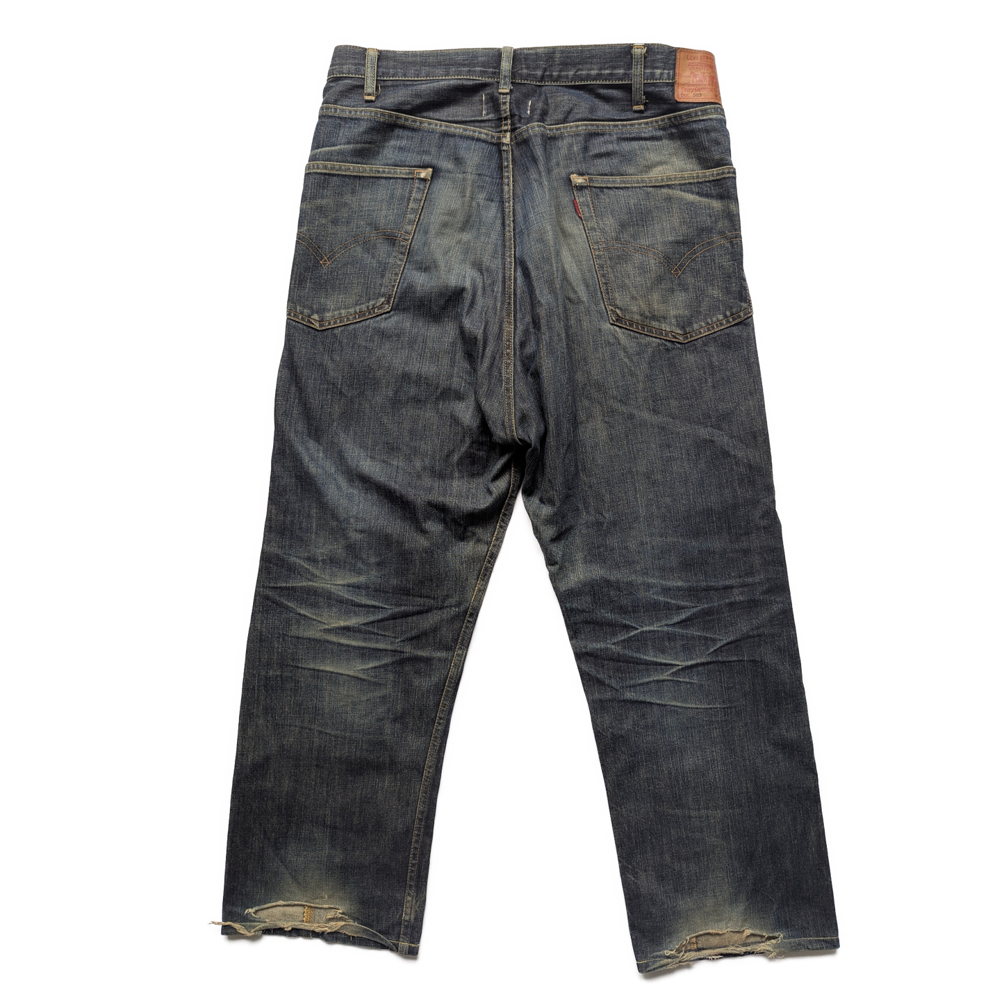 Junya Watanabe Man x Levi's collaboration distressed denim