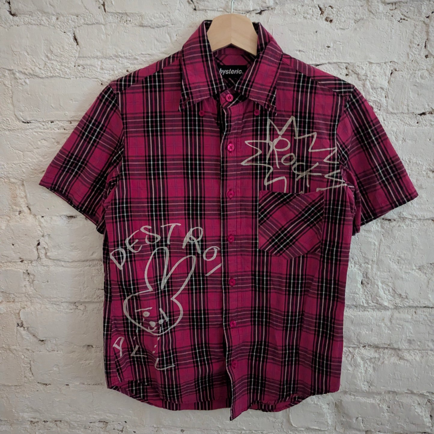 Hysteric glamour "destroi" shirt