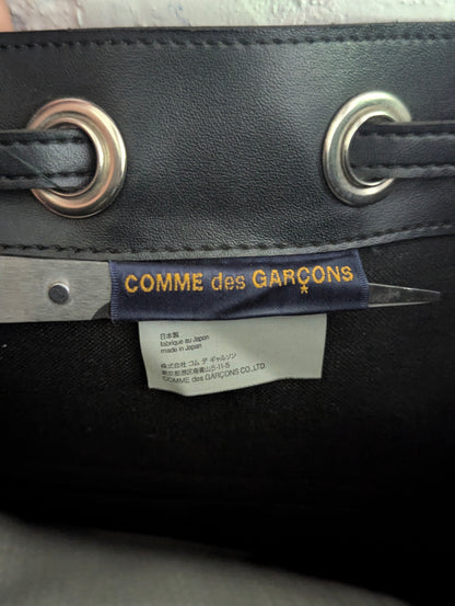 Comme Des Garcons Shirt black bucket bag