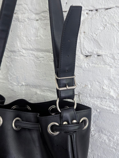 Comme Des Garcons Shirt black bucket bag