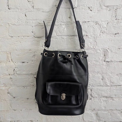 Comme Des Garcons Shirt black bucket bag