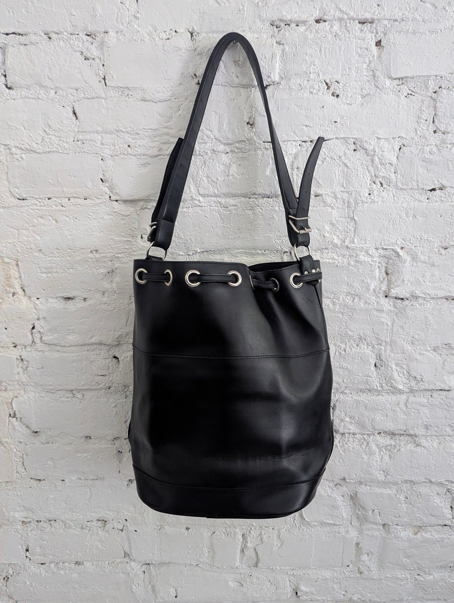 Comme Des Garcons Shirt black bucket bag